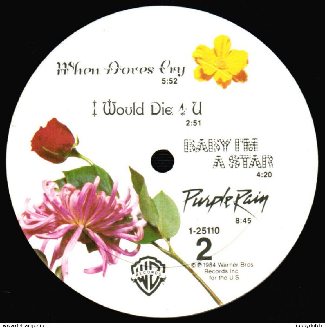* LP *  PRINCE AND THE REVOLUTION - PURPLE RAIN ( Europe 1984 EX-) - Filmmuziek
