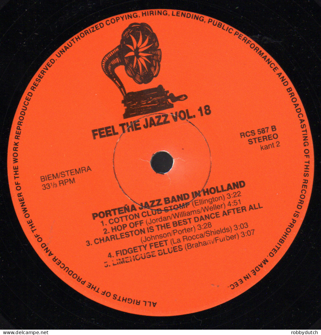 * LP *  PORTENA JAZZ BAND IN HOLLAND (Holland 1985) - Jazz