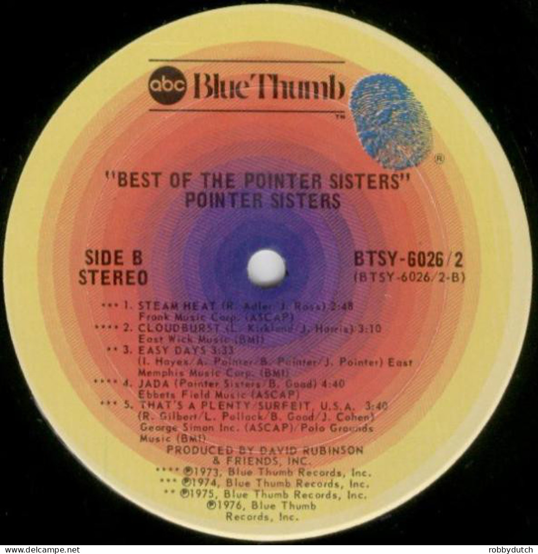 * 2LP *  POINTER SISTERS - BEST OF  (USA 1976 EX-) - Soul - R&B