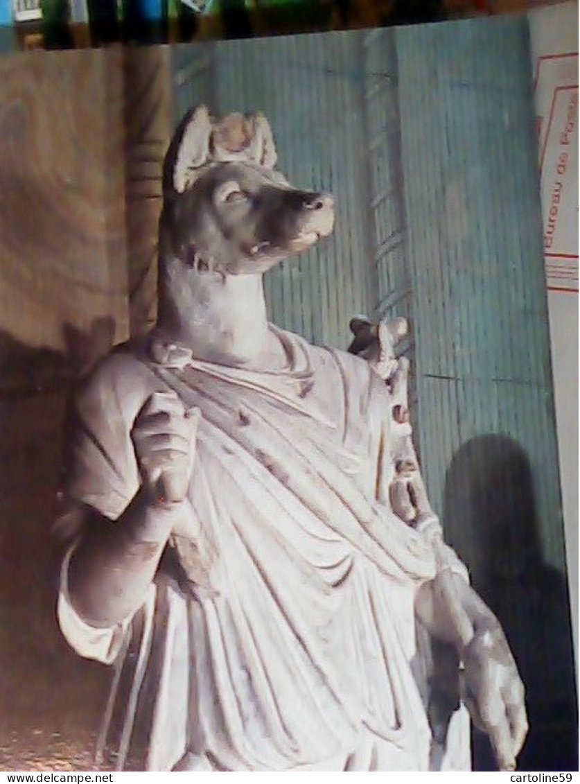 ROMA -MOSEO EGIZIO VARTICANO STATUA DI ANUBIS N1975  JO3212 - Museums