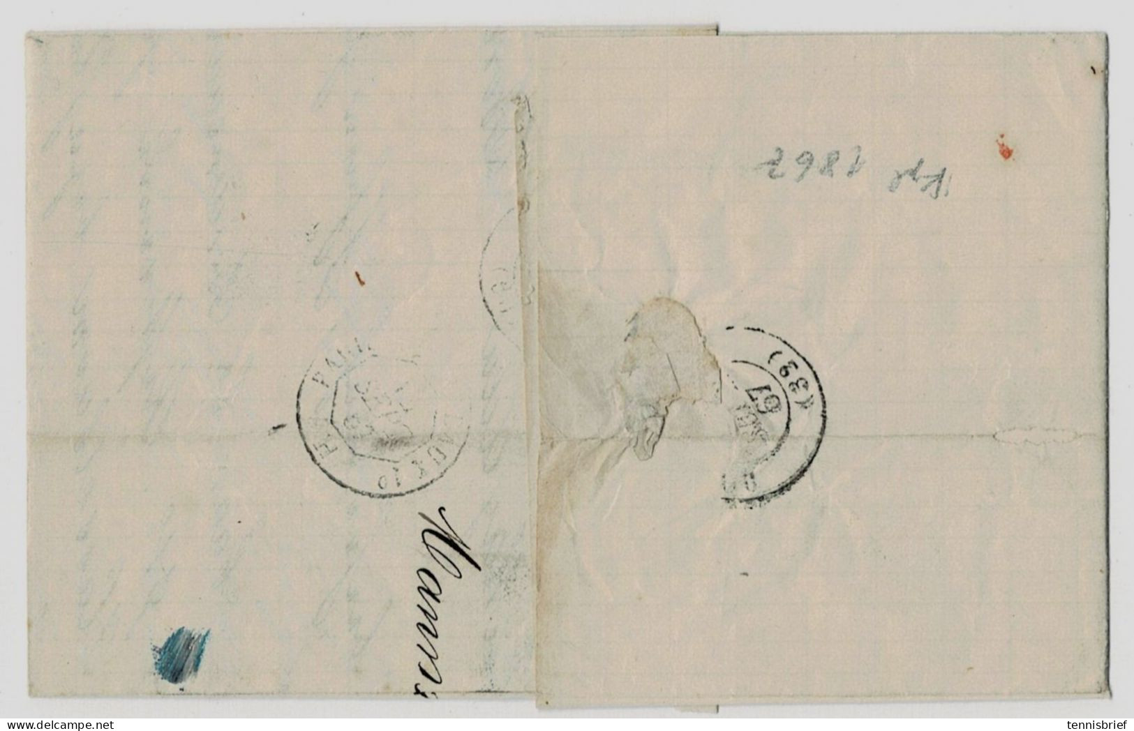 Nr. 20 A, Ausland-Brief, (Mi. 90.- +), # A7604 - Brieven En Documenten
