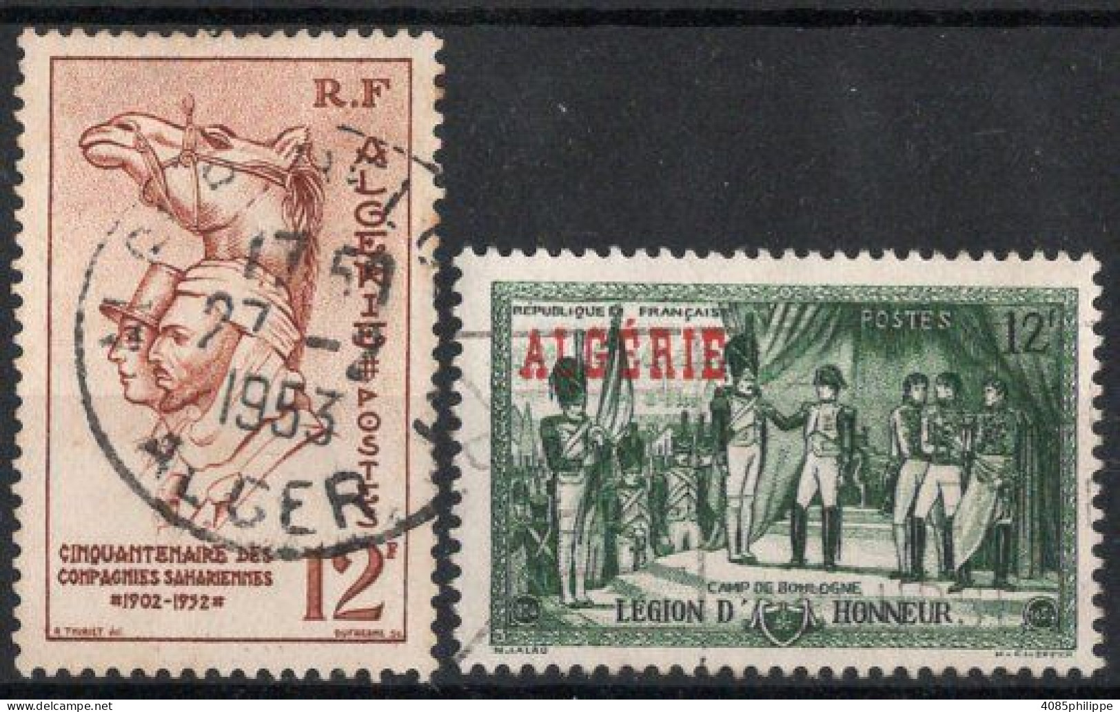 ALGERIE Timbres-poste N°302 & 315 Oblitérés TB Cote 3€50 - Usati