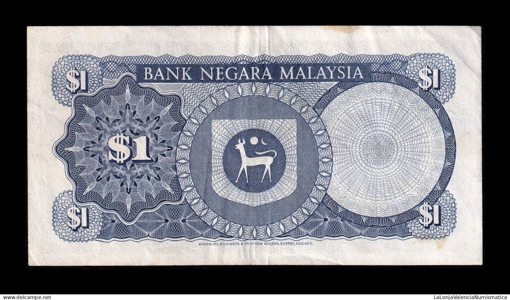 Malasia Malaysia 1 Ringgit 1981 Pick 13b Mbc Vf - Malaysie