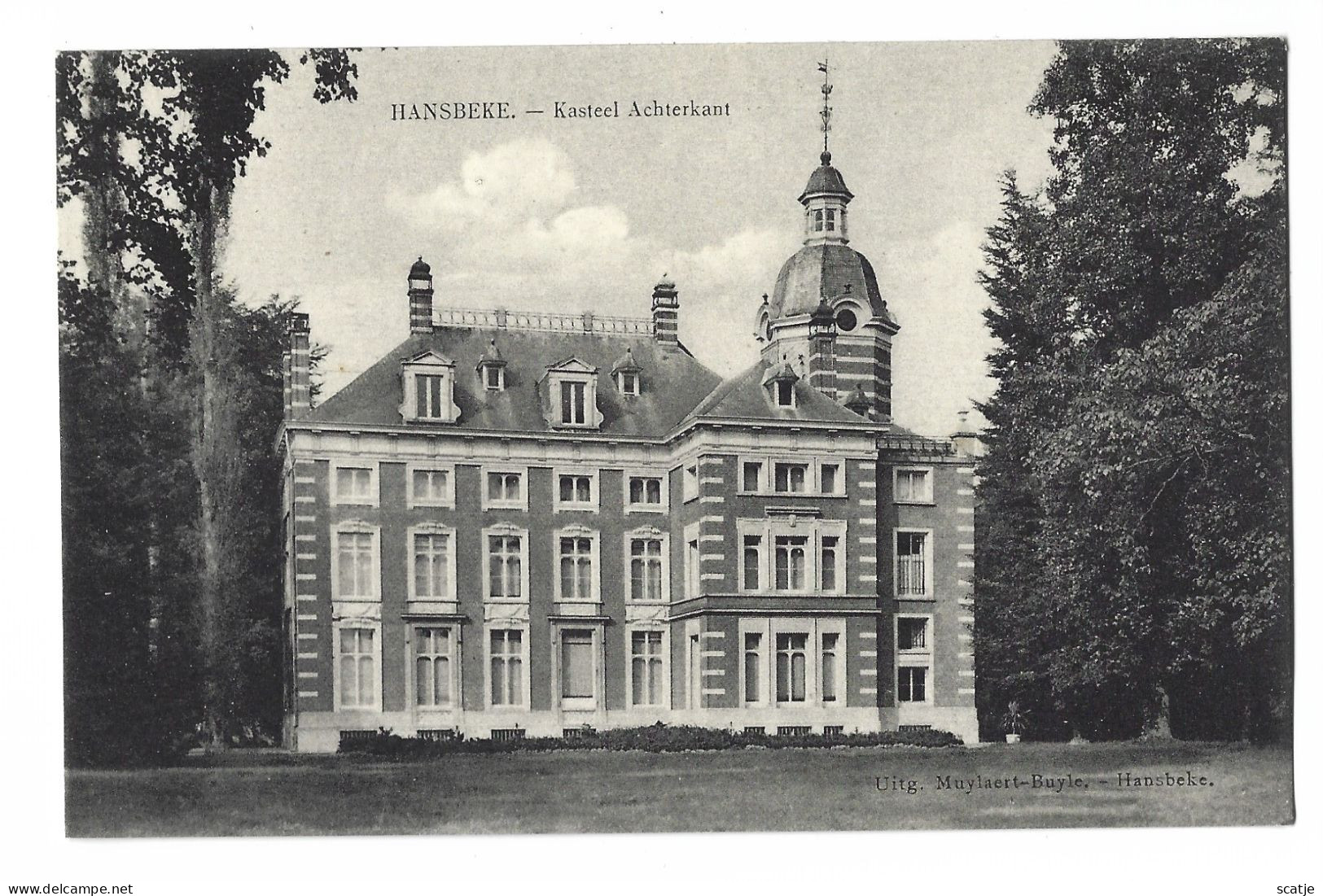 Haaltert.   -   Kasteel  Achterkant.   -   1921 - Deinze