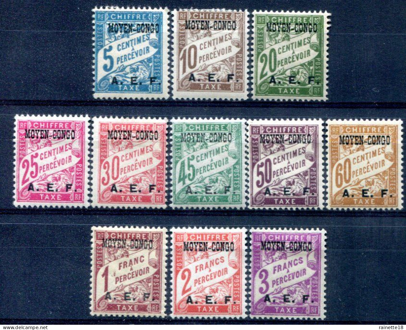 Congo    Taxes     1/11 * - Unused Stamps