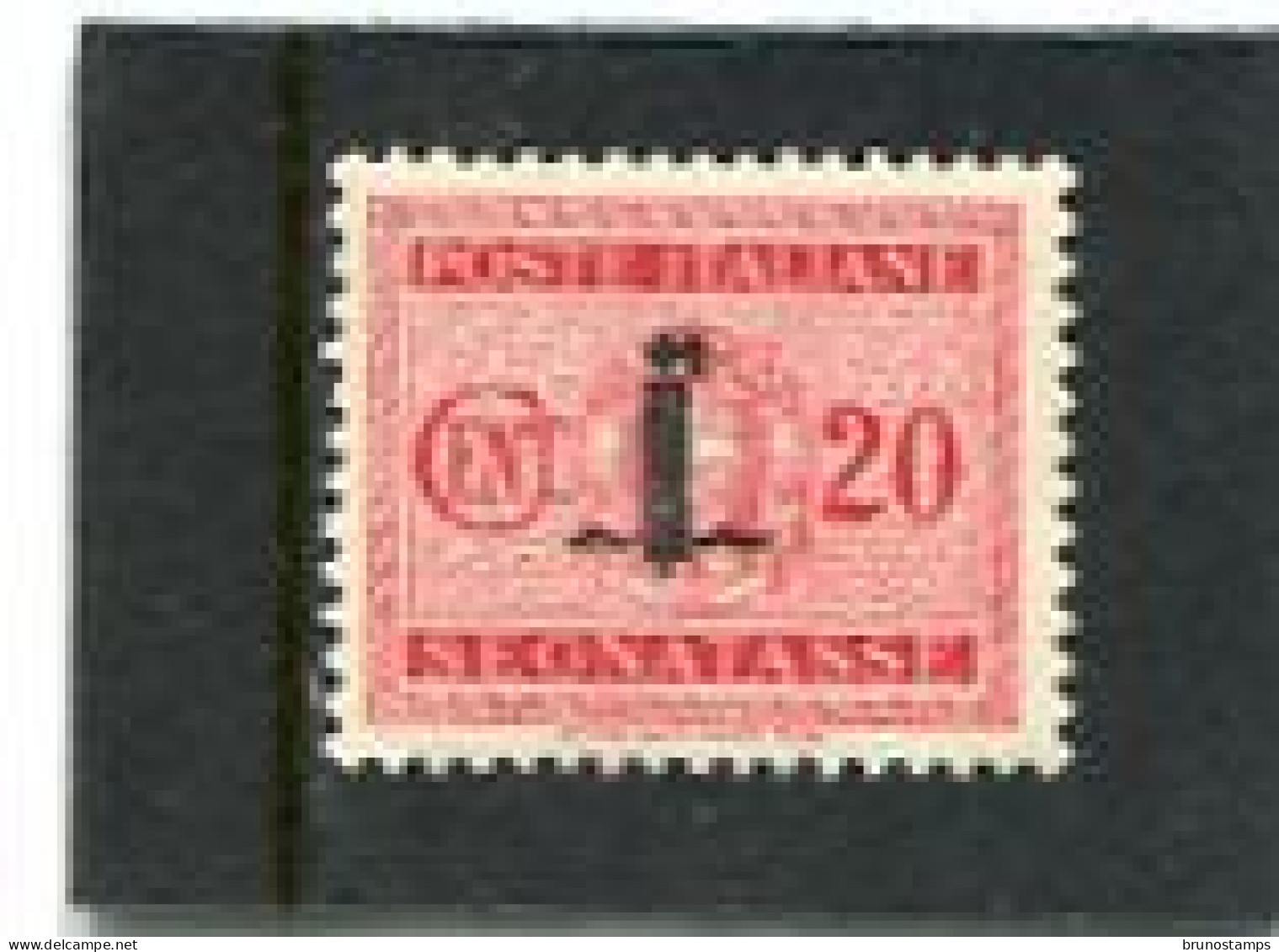 ITALY/ITALIA - 1944  POSTAGE DUE  20c  OVERPRINTED  MINT NH - Strafport