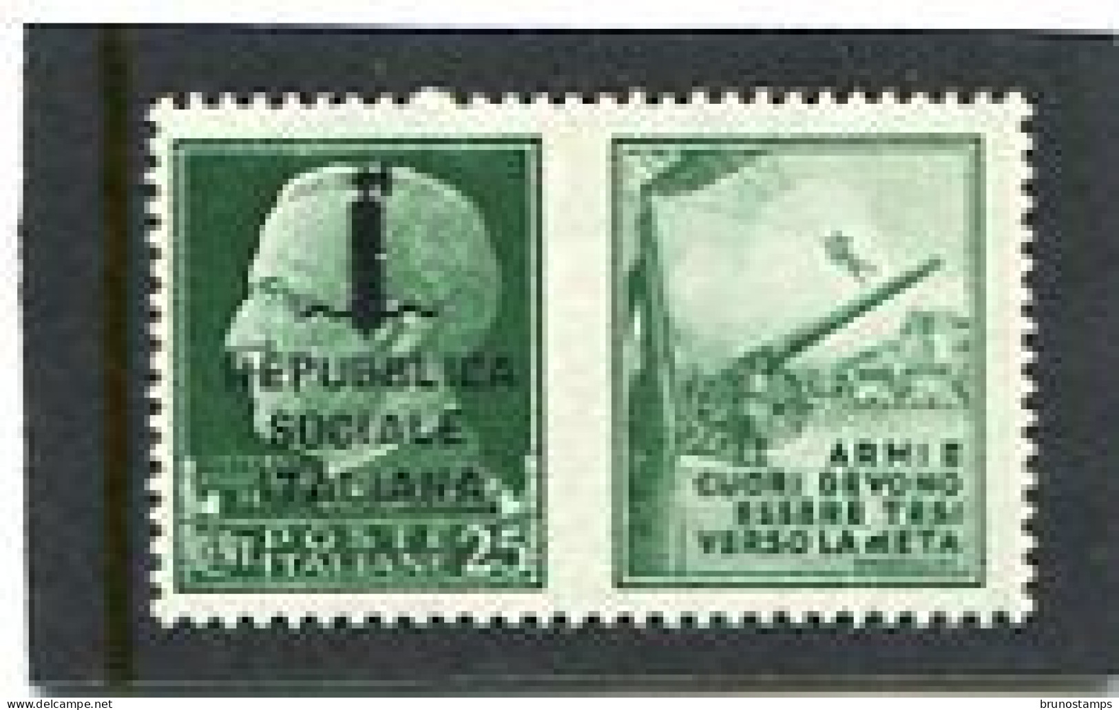 ITALY/ITALIA - 1944  25c  PROPAGANDA  ARMI  MINT NH - War Propaganda