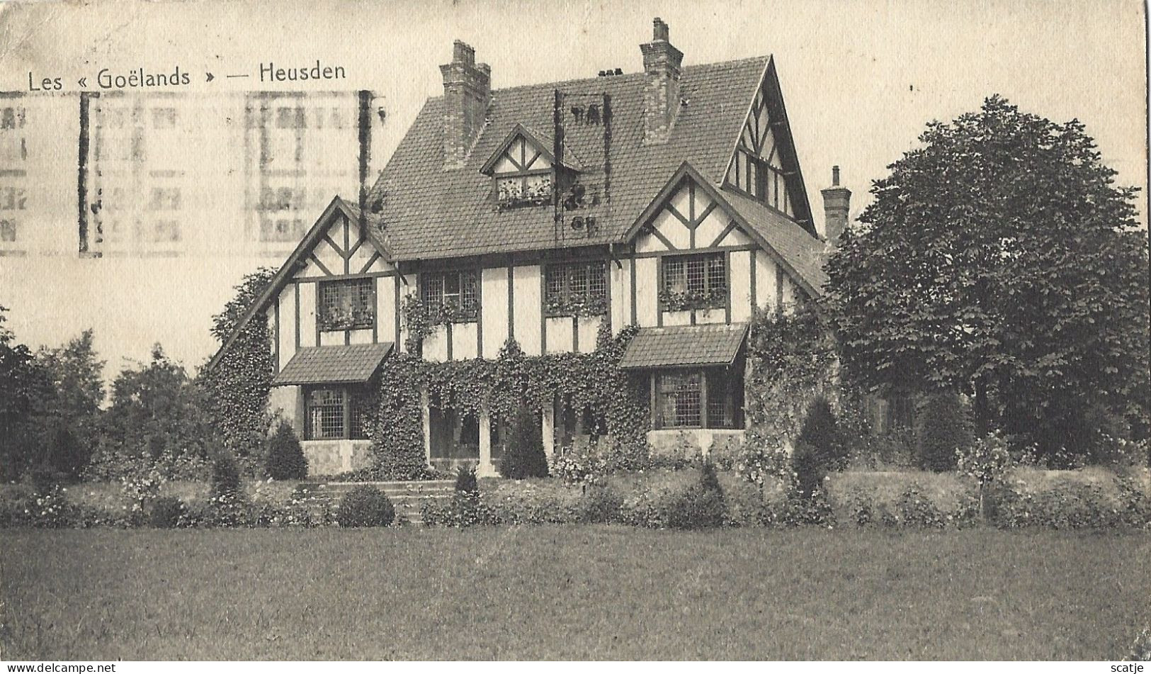 Heusden   -   Les Goëlands.   -   1925   Wetteren   Naar   Blankenberge - Destelbergen