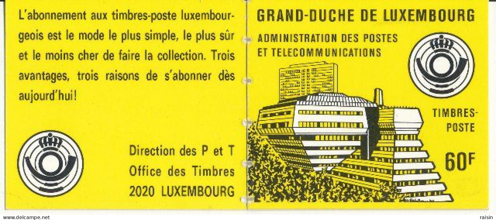 Luxembourg 1986 Carnet De 10 Timbres MNH Robert Schuman - Postzegelboekjes