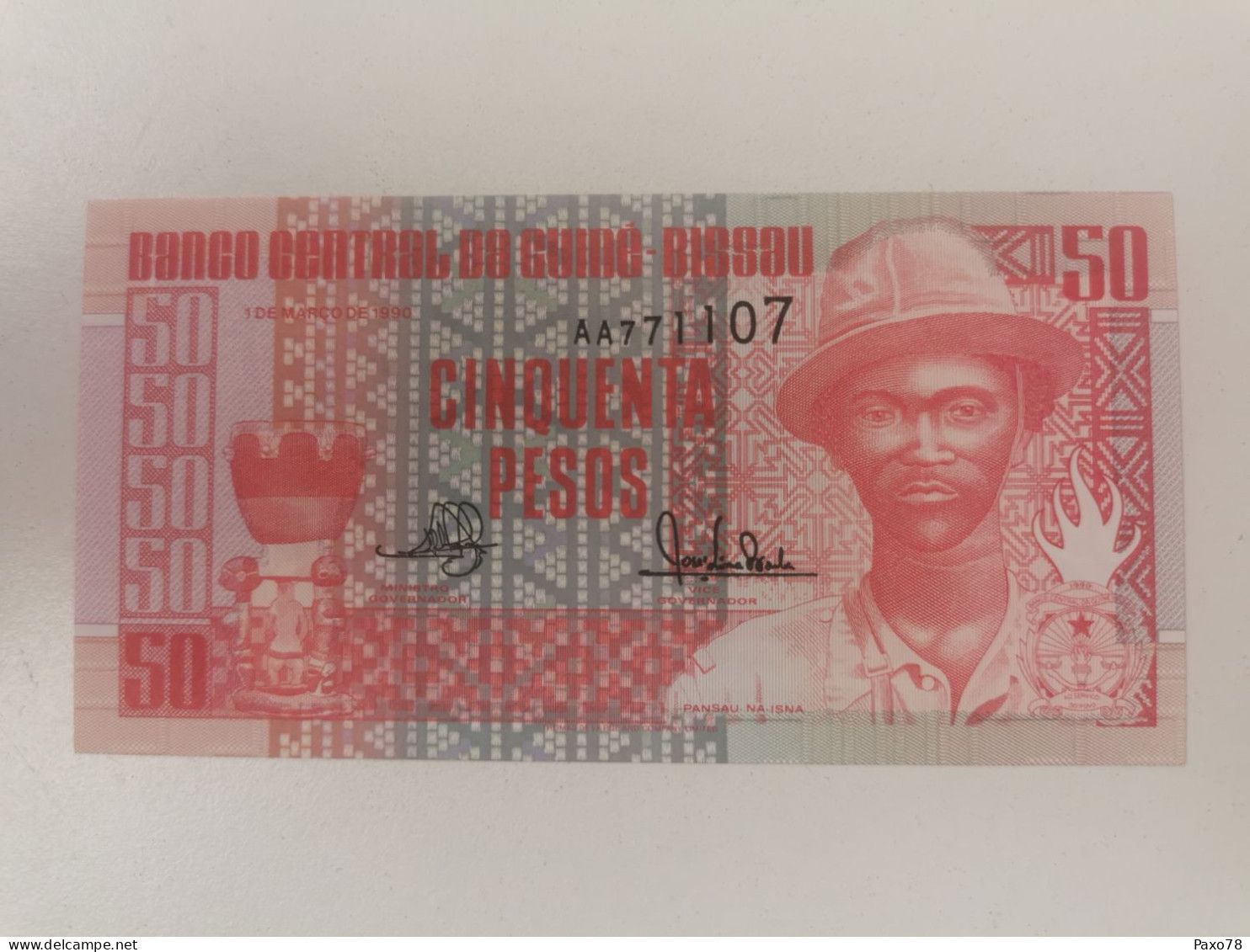 Guinée-Bissau, 50 Pesos 1990 - Guinea–Bissau