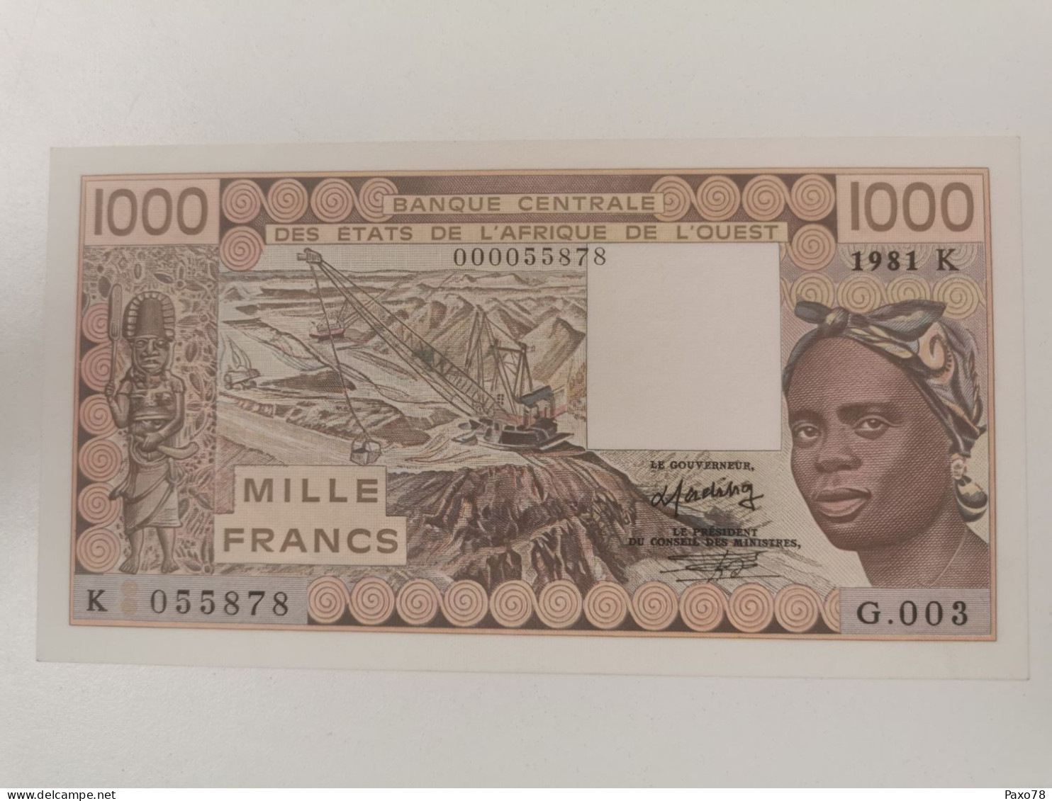 Sénégal, 1000 Francs 1981. Sup. - Sénégal