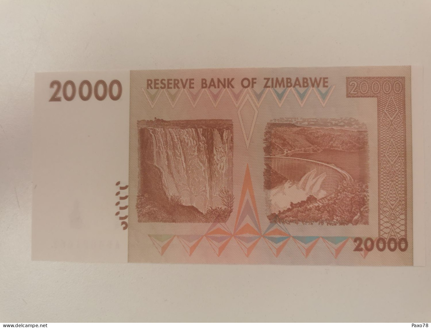 Zimbabwe, 20000 Dollars 2008 - Zimbabwe