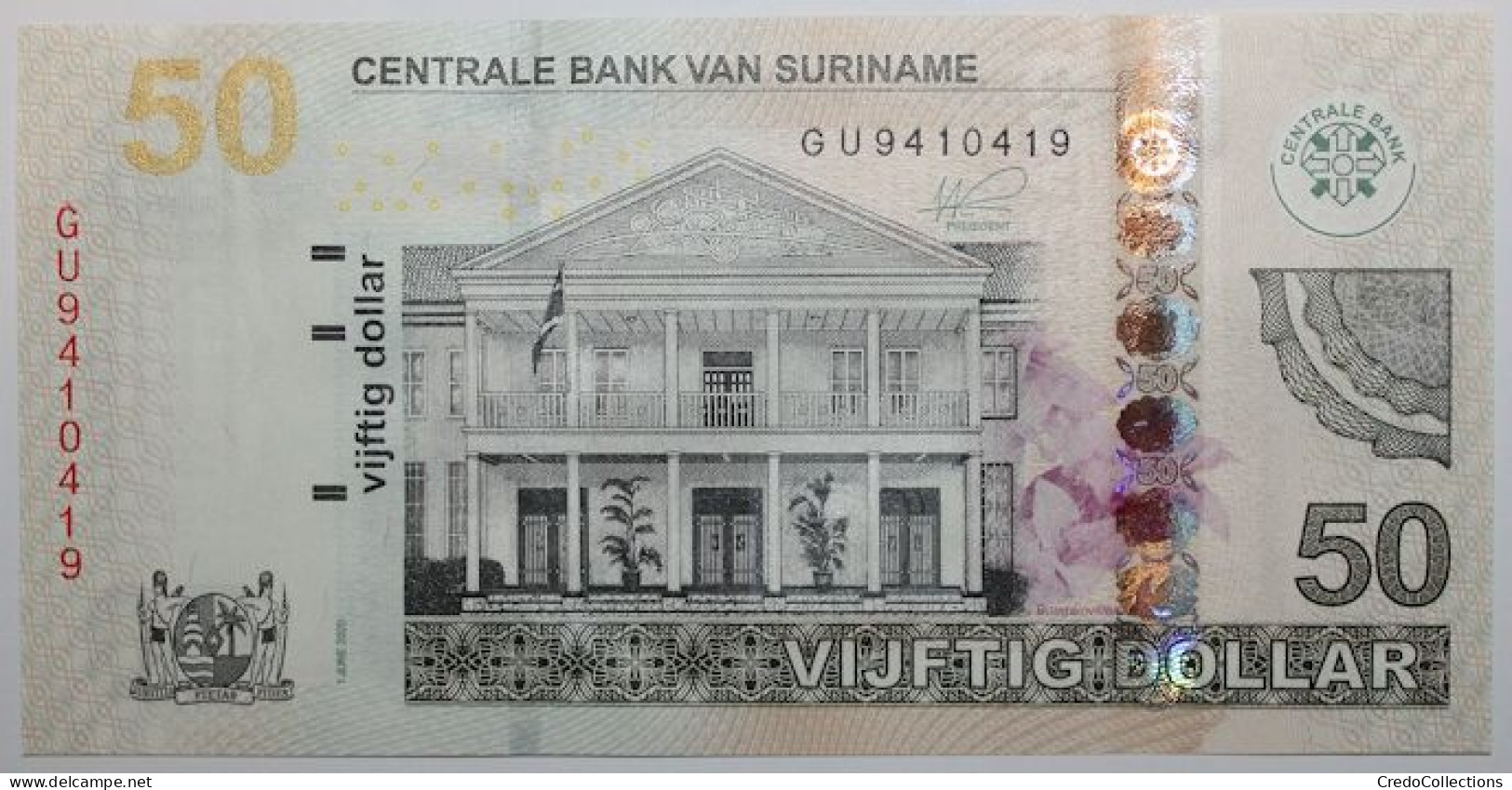 Surinam - 50 Dollars - 2020 - PICK 165e - NEUF - Surinam