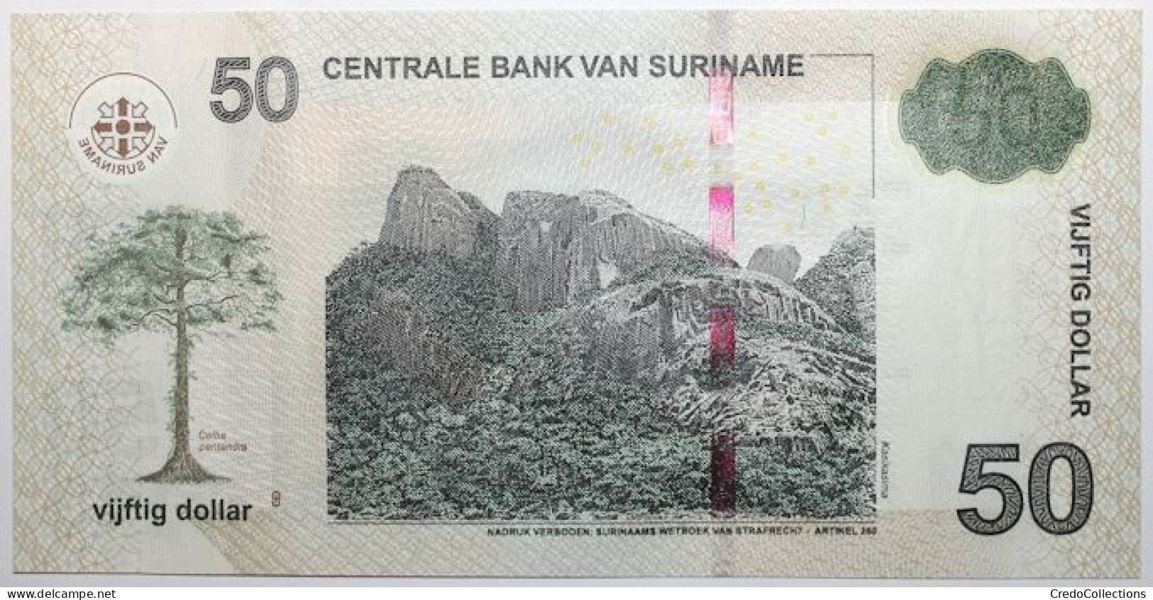 Surinam - 50 Dollars - 2020 - PICK 165e - NEUF - Surinam
