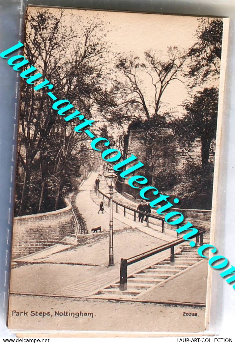 CP ANGLETERRE ANIMÉ - NOTTINGHAM PARK STEPS, PARC, ROYAUME UNI GRANDE BRETAGNE, CARTE POSTALE ANCIENNE POSTCARD (2256) - Nottingham