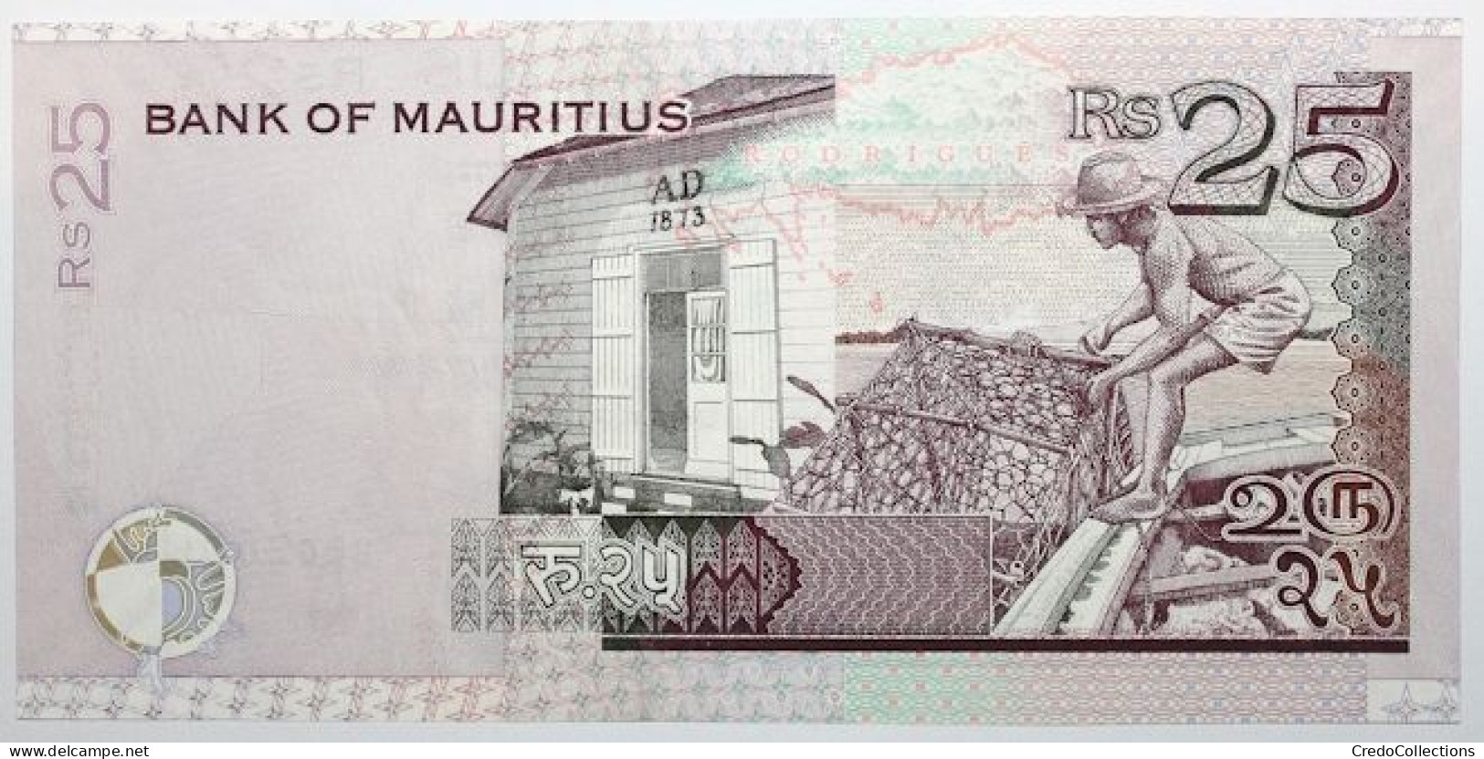 Maurice - 25 Roupies - 2009 - PICK 49d - NEUF - Mauritius