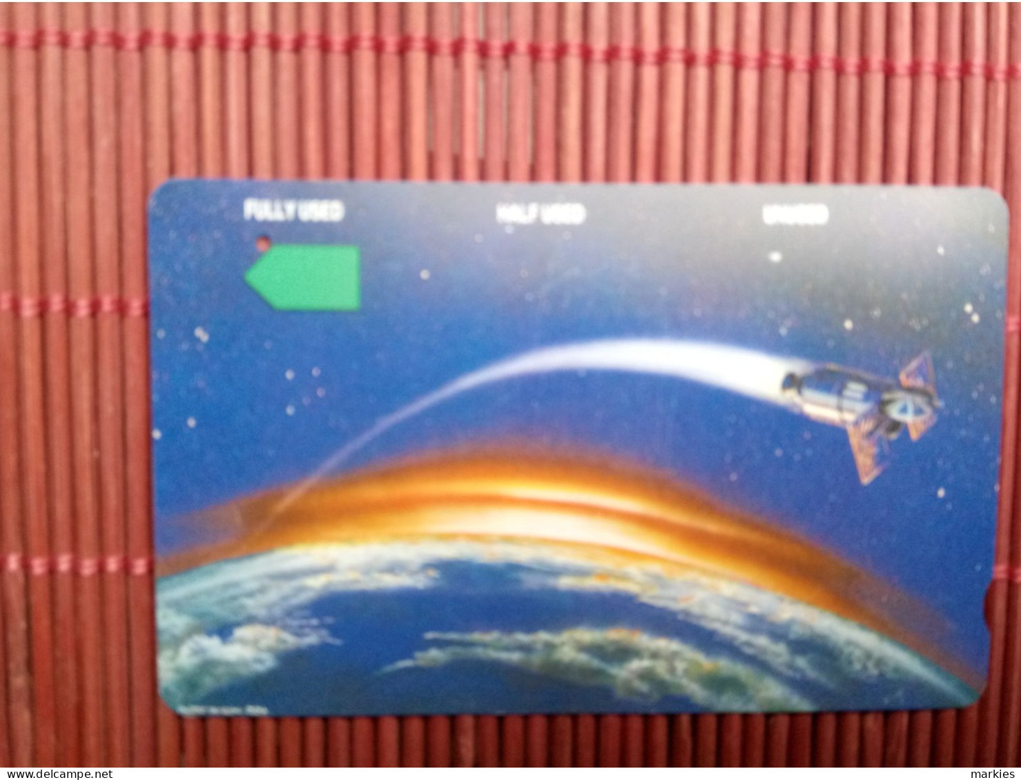 Phonecard Rwanda Satellite, 20$  Used Rare - Rwanda