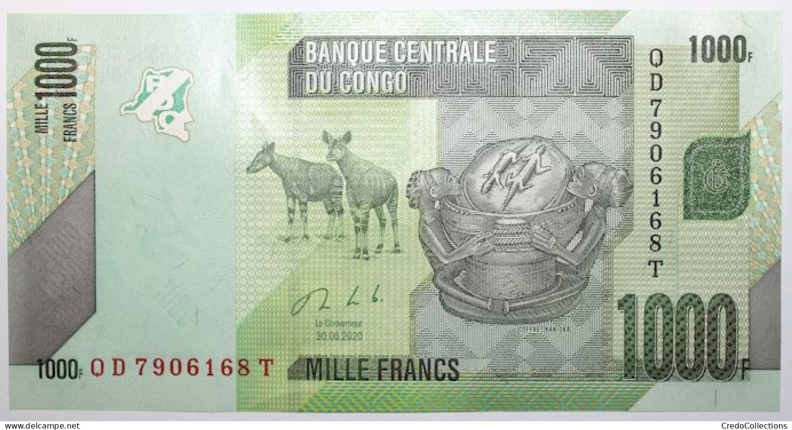 Congo (RD) - 1000 Francs - 2020 - PICK 101c - NEUF - République Démocratique Du Congo & Zaïre