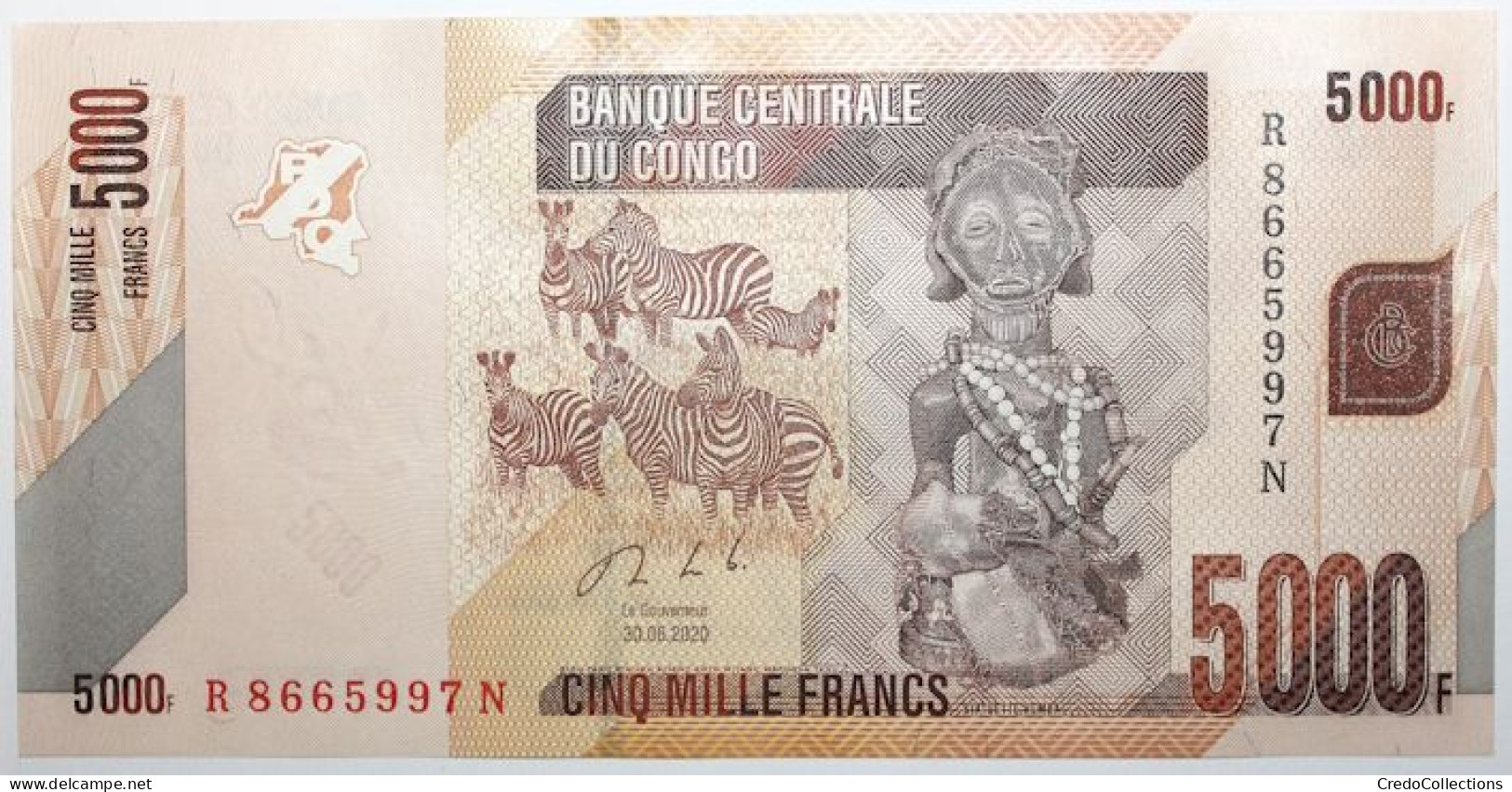 Congo (RD) - 5000 Francs - 2020 - PICK 102c - NEUF - Democratic Republic Of The Congo & Zaire