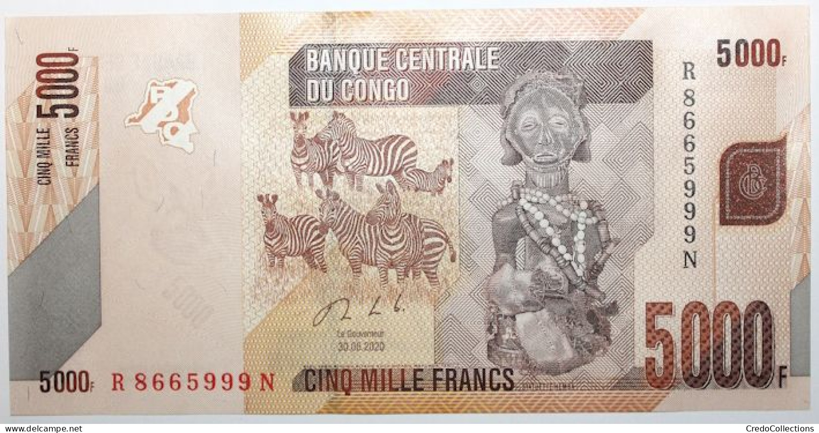 Congo (RD) - 5000 Francs - 2020 - PICK 102c - NEUF - République Démocratique Du Congo & Zaïre