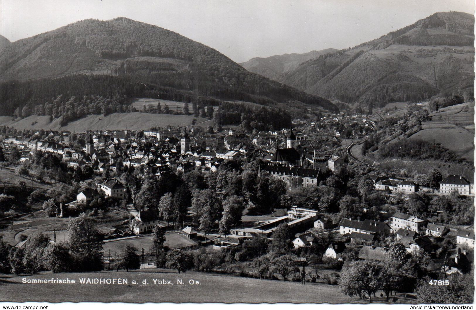 Sommerfrische Waidhofen A. D. Ybbs 1959 Gesamtansicht (12986) - Waidhofen An Der Ybbs