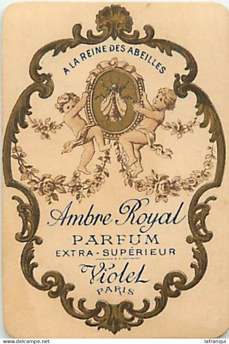 Themes Div- Ref TT795-authentique Carte Parfumée (9x6cms)a La Reine Des Abeilles-parfum Ambre Royal- Perroux  Montluçon - Labels