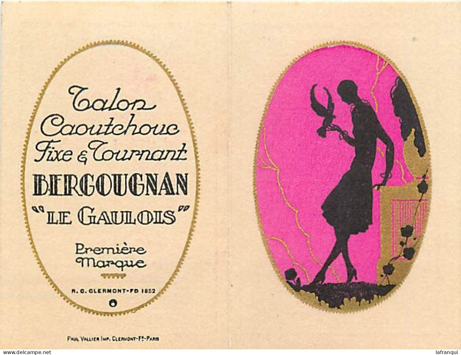 Themes Div- Ref TT794-calendrier De Poche 12x9cms-publicité Talon Bergougnan Le Gaulois-1928- Dessin Illustrateur - Groot Formaat: 1921-40