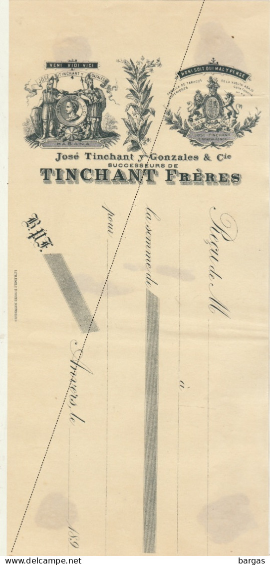 Tinchant Frères Cigare Havane - 1800 – 1899
