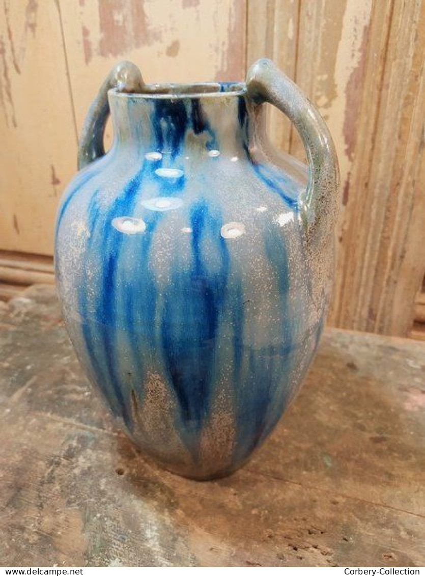 Céramique Vase Art Nouveau Grès Beauvais Charles Greber