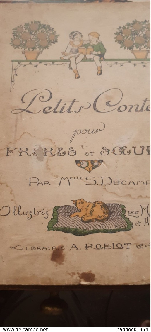 Petits Contes Pour Frères Et Soeurs S. DUCAMP Roblot 1921 - Märchen