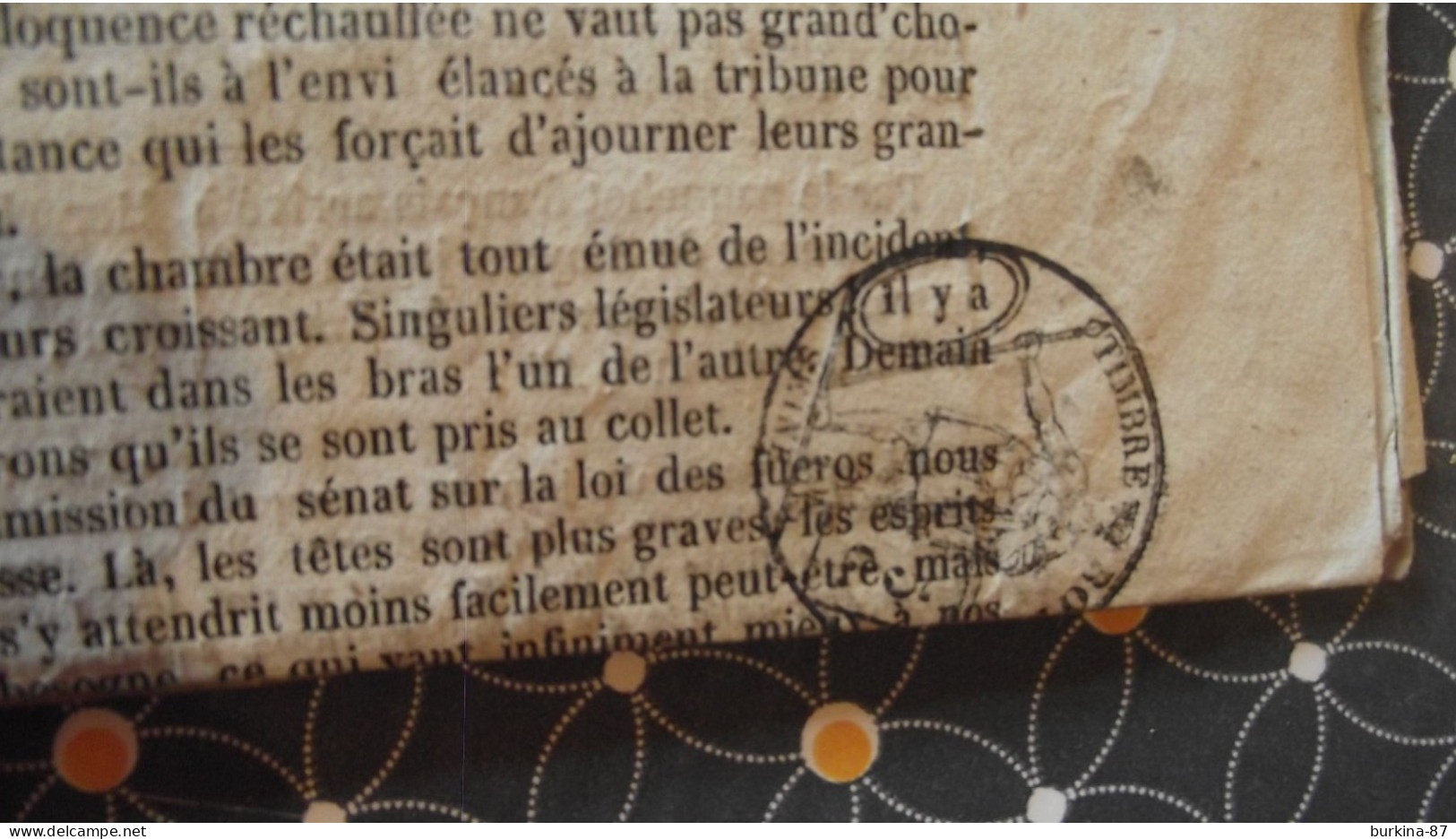LA PRESSE, Journal, 26 Octobre 1839,  Paris Et Départements - 1800 - 1849