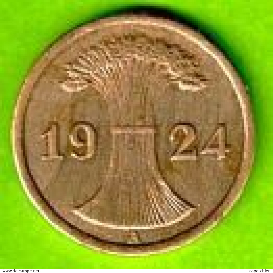 ALLEMAGNE / 2 REICHSPFENNIG / 1924 A - BERLIN - 2 Rentenpfennig & 2 Reichspfennig