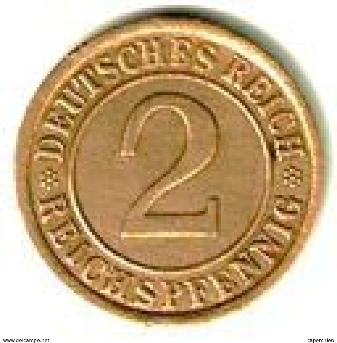 ALLEMAGNE / 2 REICHSPFENNIG / 1924 A - BERLIN - 2 Rentenpfennig & 2 Reichspfennig