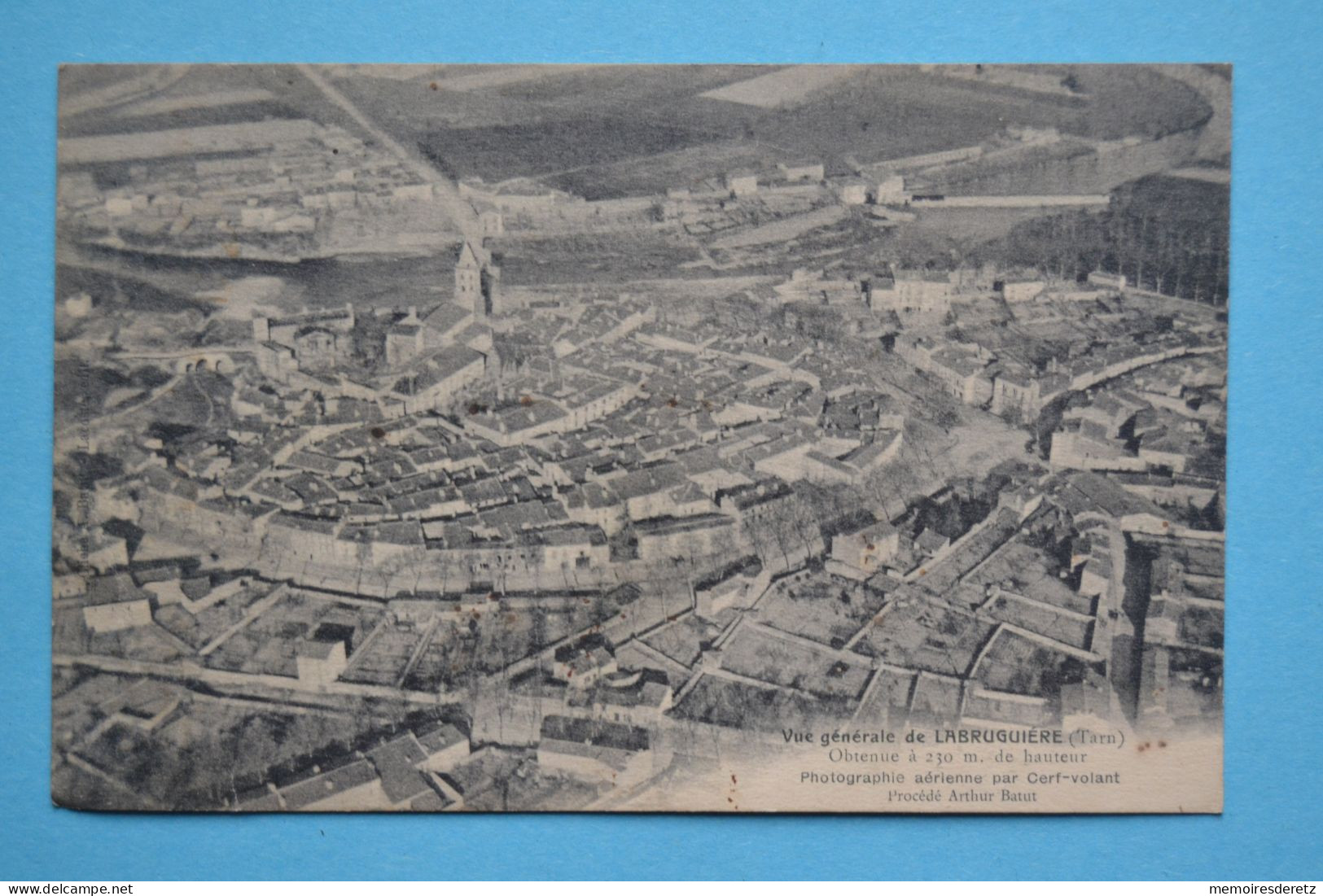 CPA Carte Postale - LABRUGUIERE Tarn - Vue Générales - Photo Aérienne Par Cerf-volant Arthur Batut - Labruguière