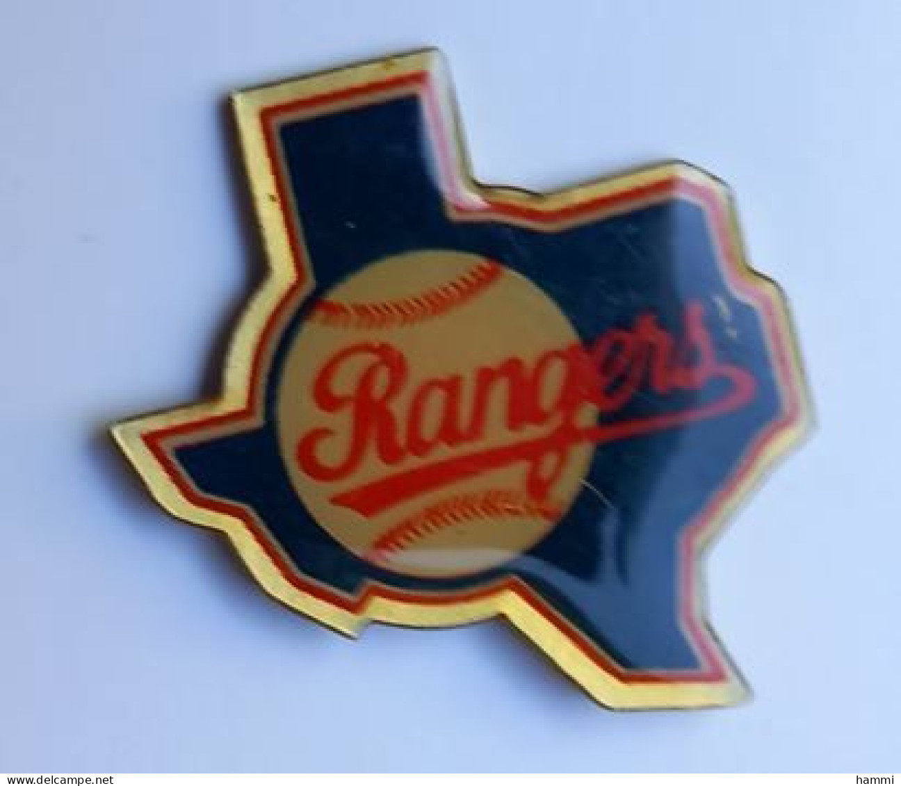 YY279 Pin's Baseball Base Ball USA RANGERS Achat Immédiat - Honkbal