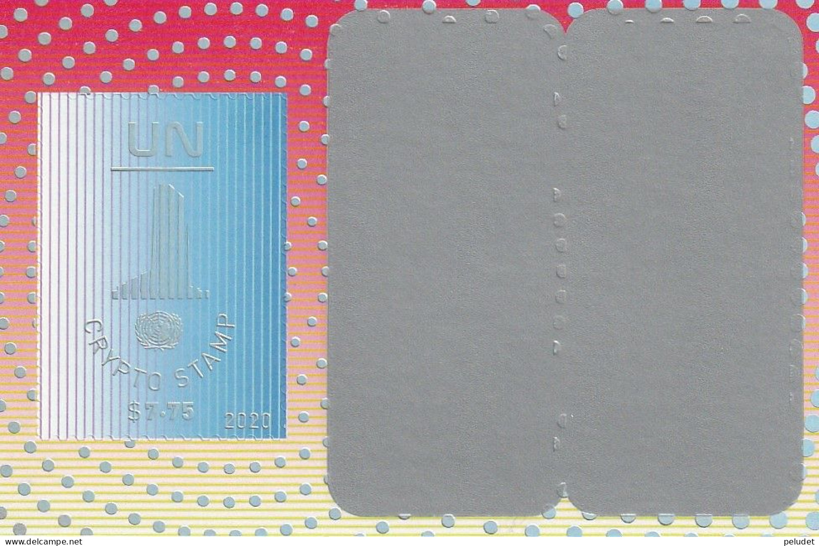 U.N. 2020 Crypto-Stamp 1 V ** Mi BL67, Sn 1257, Un BF98 - Unused Stamps