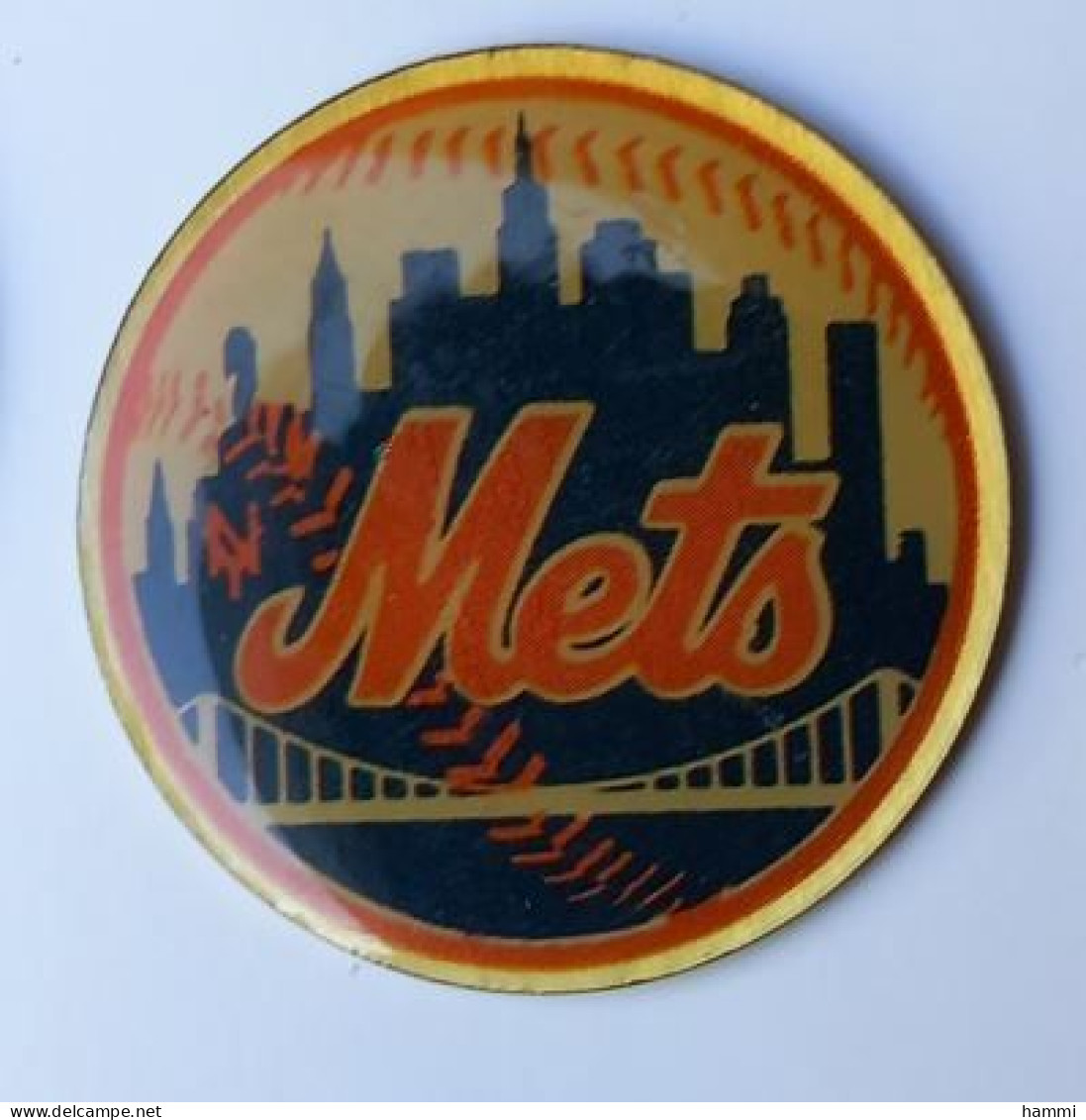 YY281 Pin's Baseball Base Ball USA METS NEW YORK Achat Immédiat - Honkbal