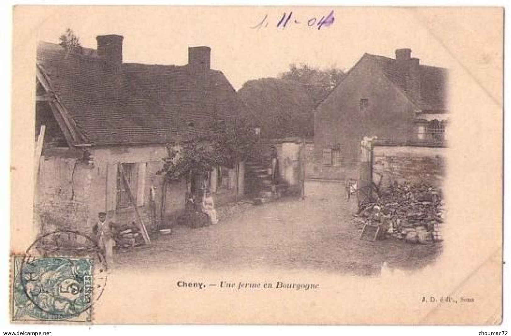 (89) 329, Cheny, JD, Une Ferme En Bourgogne - Cheny