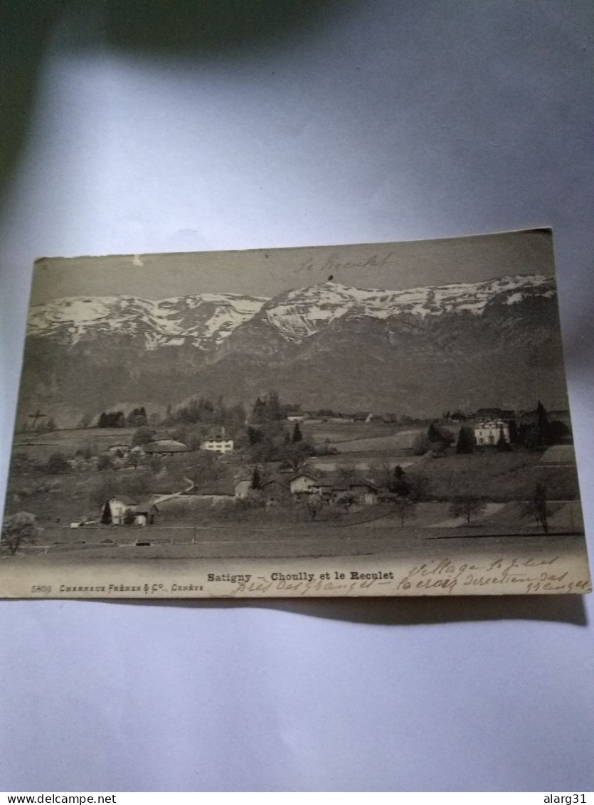 Postal History.satigny.les Ganges.to Perú Rare Destine.1907.lima Recep.pmkbetter Cond As Per Photo.e7 Reg Post Conmems 1 - Satigny