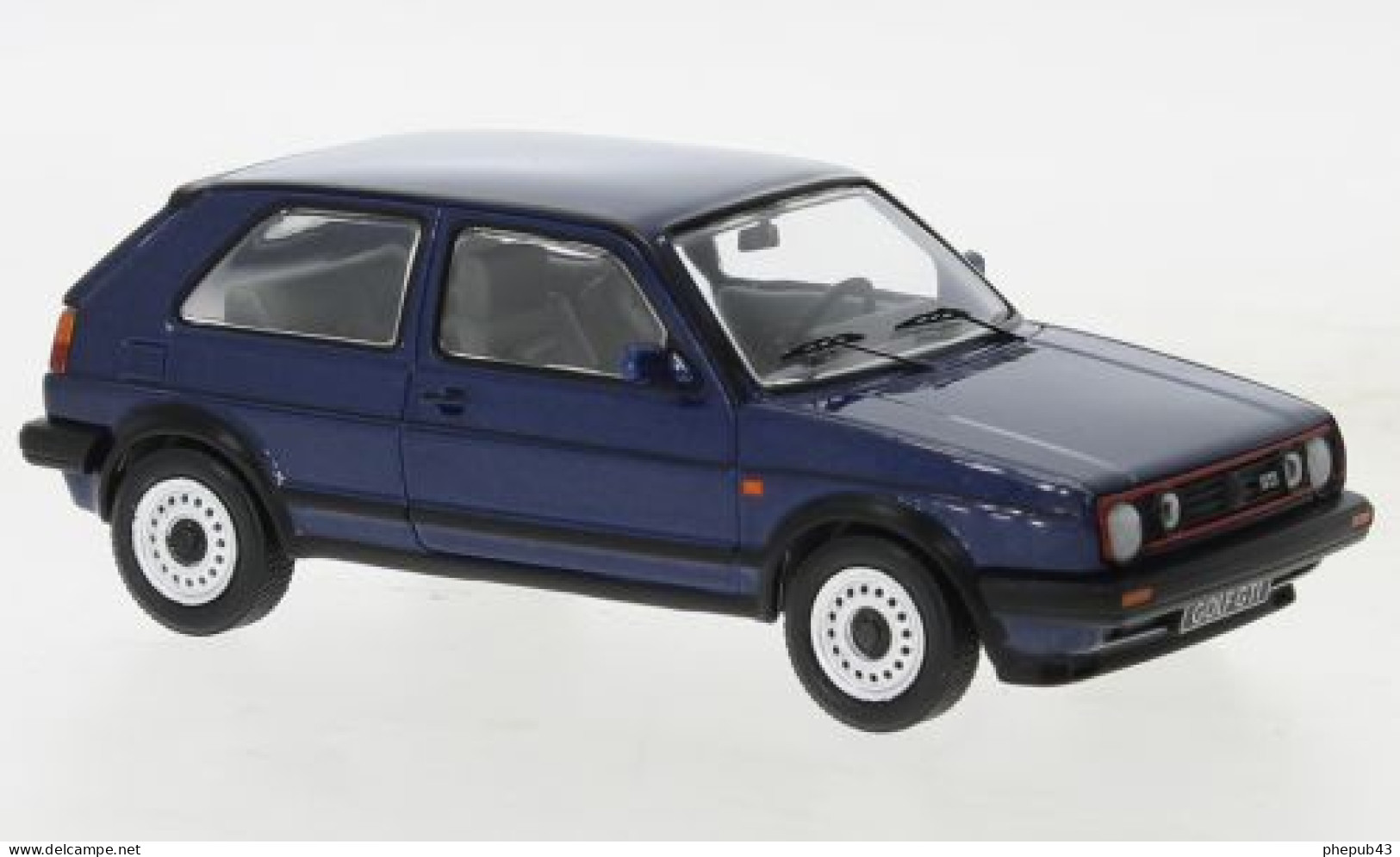 Volkswagen Golf II GTI - 1984 - Metallic Blue - Ixo - Ixo