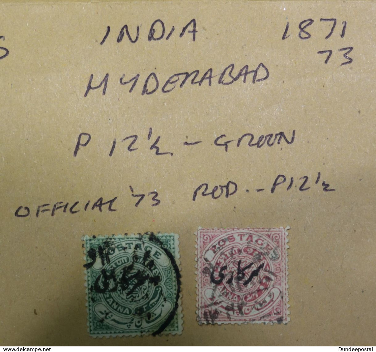 INDIA  STAMPS  Official   1871 - 73   (T13)   ~~L@@K~~ - Hyderabad