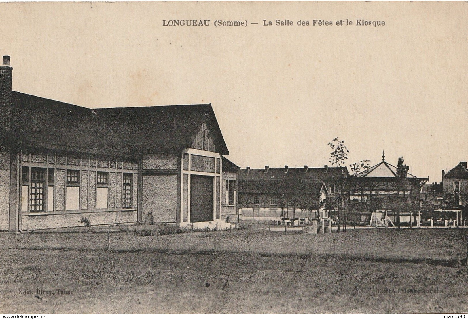 LONGUEAU  -  La Salle Des Fêtes Et Le Kiosque - Longueau