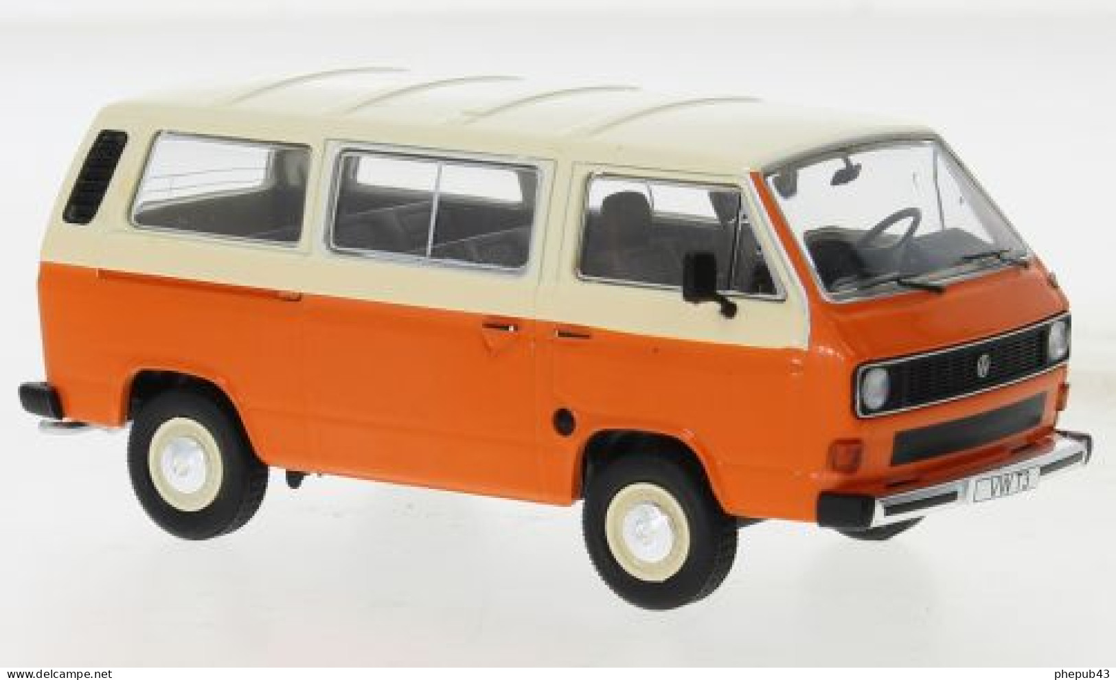 Volkswagen T3 Caravelle - 1981 - Orange/beige - Ixo - Ixo