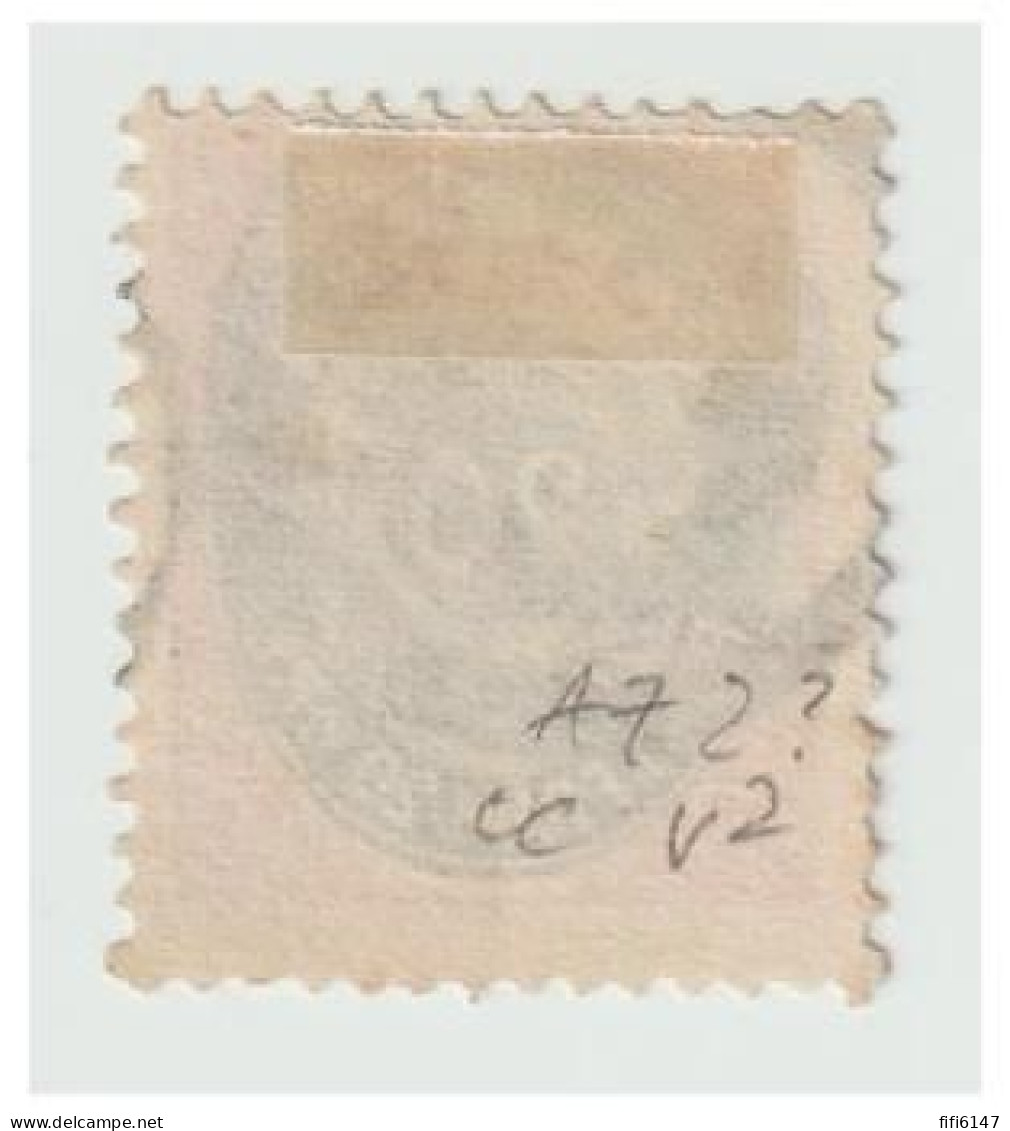 DANEMARK -- Facit N°34cc V2-- Position A 72 --20 öre Oblitéré-- - Used Stamps