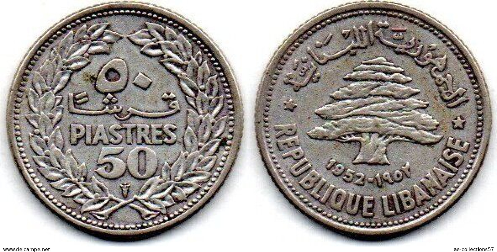 MA 25132 / Liban - Lebanon 50 Piastres 1952 TTB - Lebanon