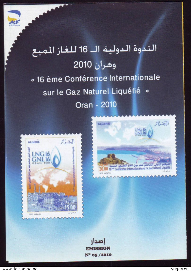 ALGERIE ALGERIA - 2010 - Leaflet - 16th International Liquefied Gas (LNG) Conference - Oran - Gaz (GNL) - Energy Energie - Gaz