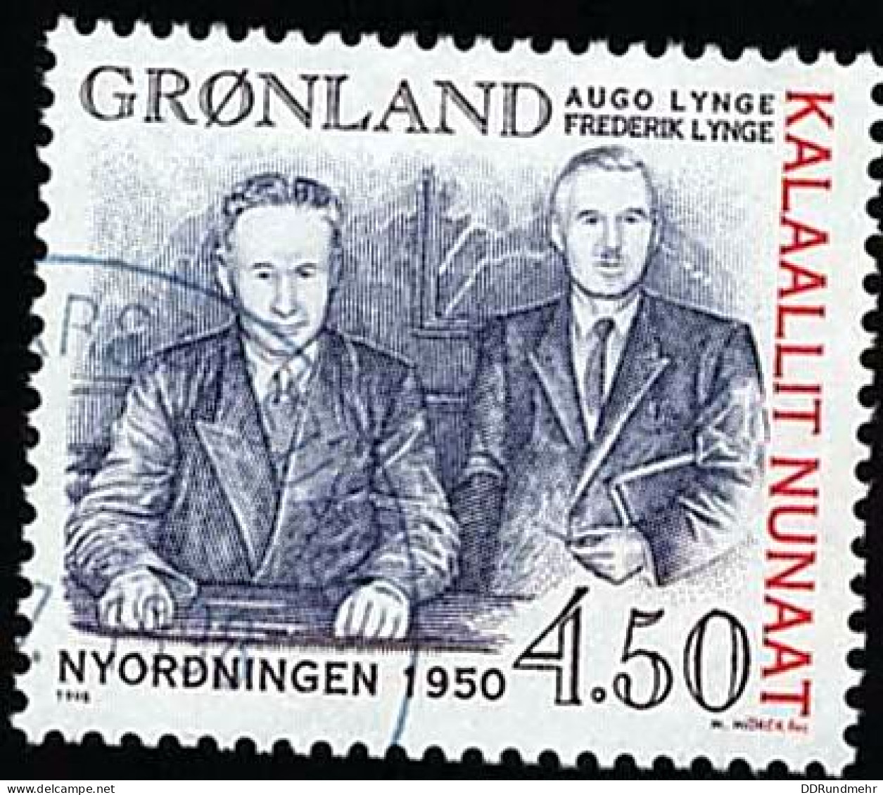 1998 Relation To Denmark  Michel GL 315 Stamp Number GL 335 Yvert Et Tellier GL 294 Stanley Gibbons GL 335 Used - Gebruikt