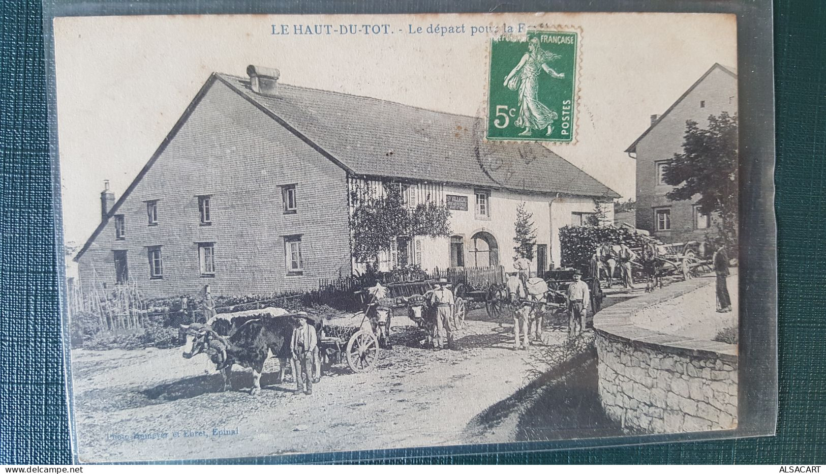 Le Haut-du-tot , Le Départ Des Forestier Et Des Bucherons Pour La Forêt - Vittel