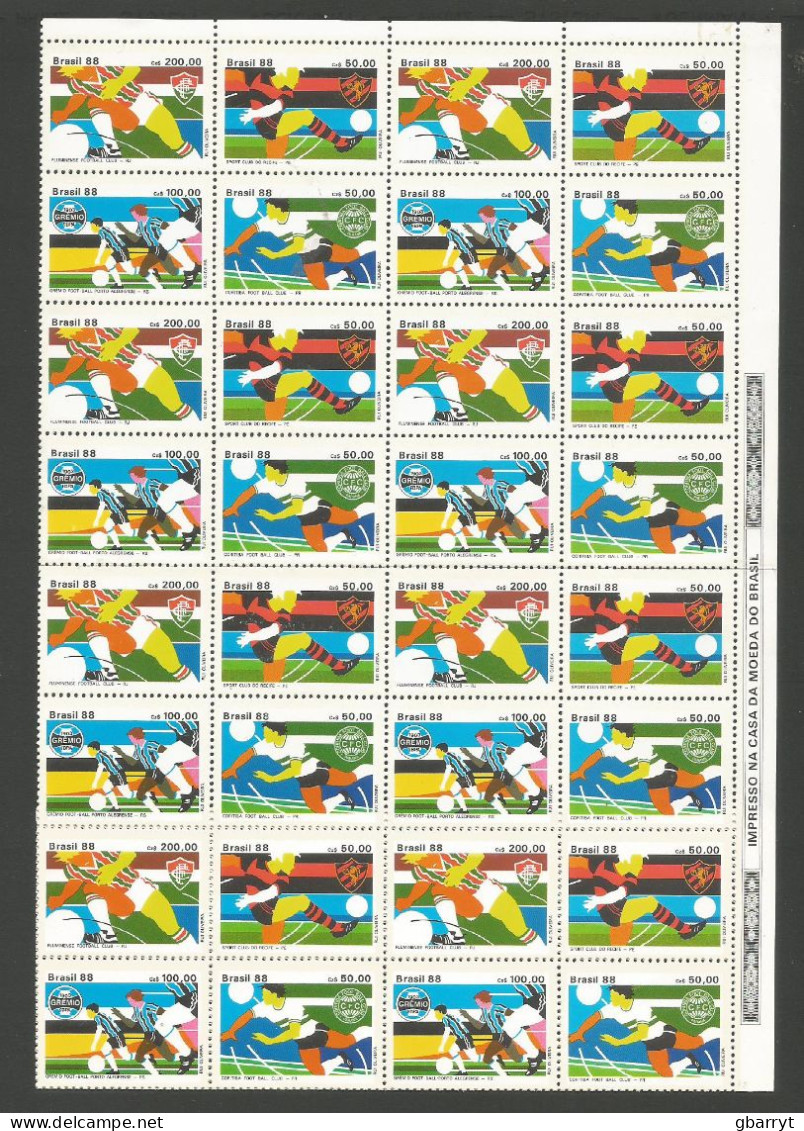 Brazil Scott # 2149 MNH VF  Block Of 40 See Description.................................dr2 - Blocks & Sheetlets