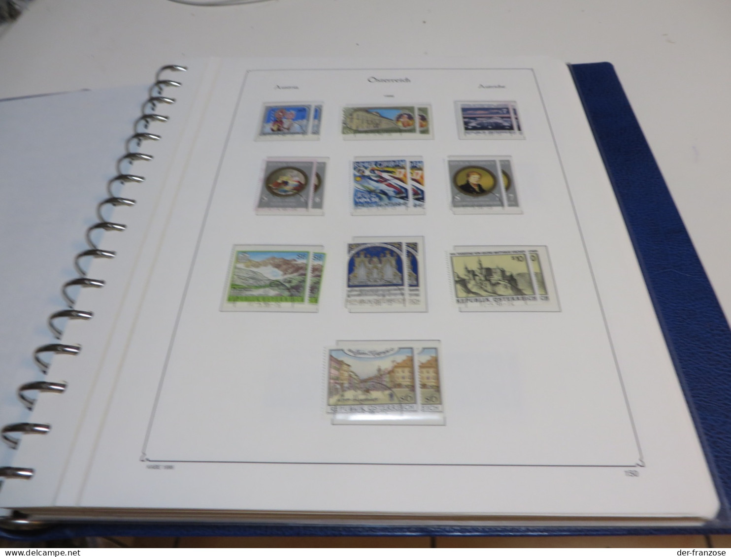 ÖSTERREICH 1996 Bis 2001  Posten O /  ** /  MARKEN Auf  KABE - VORDRUCKTEXT Im  BINDER - Collections (en Albums)